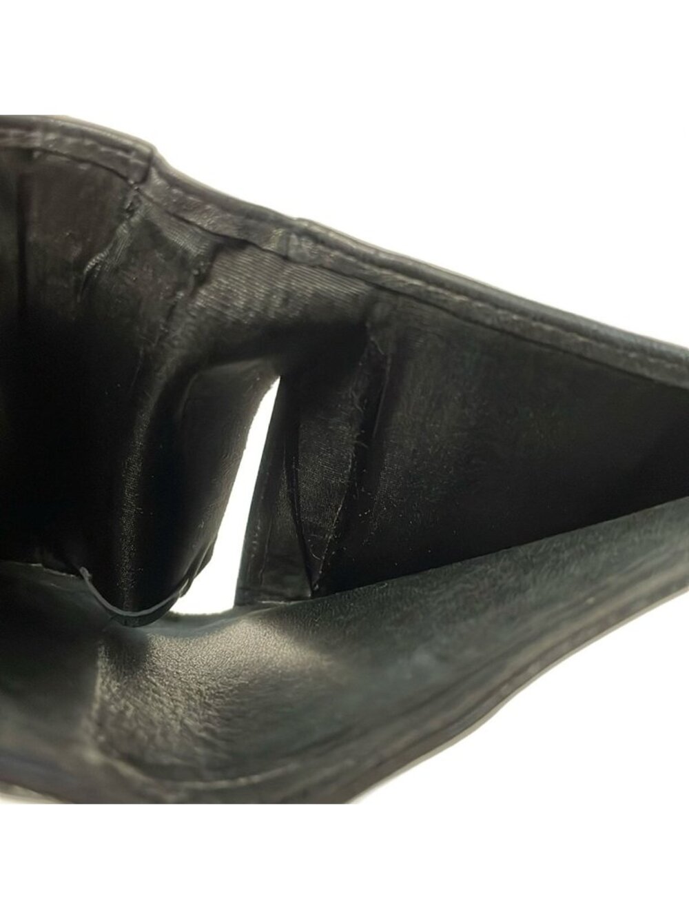 ★SOLD★ Chanel Hook Wallet Black CC Logo Gold - Picture 6 of 8